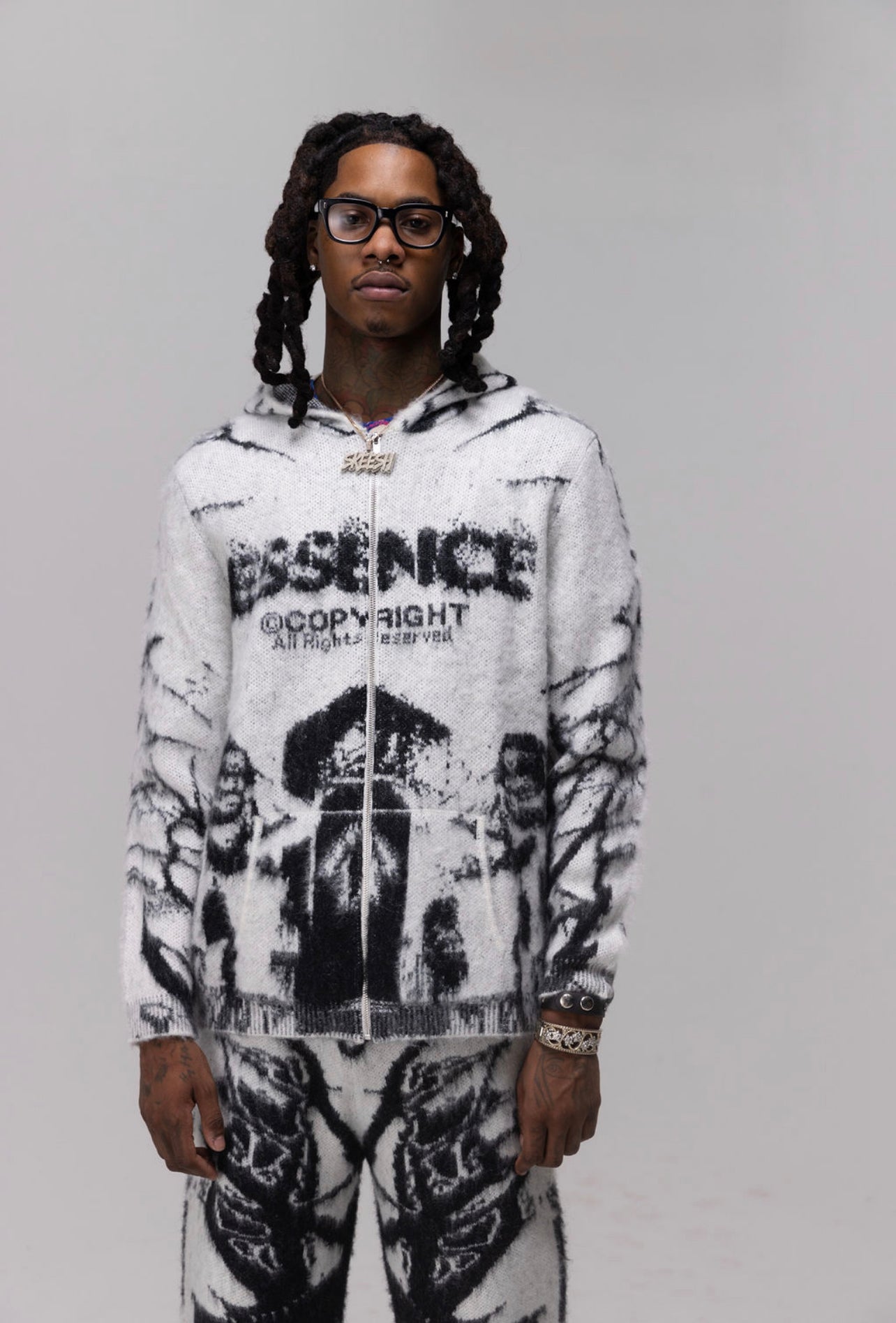 GRAVEYARD MOHAIR SET-[WHITE]