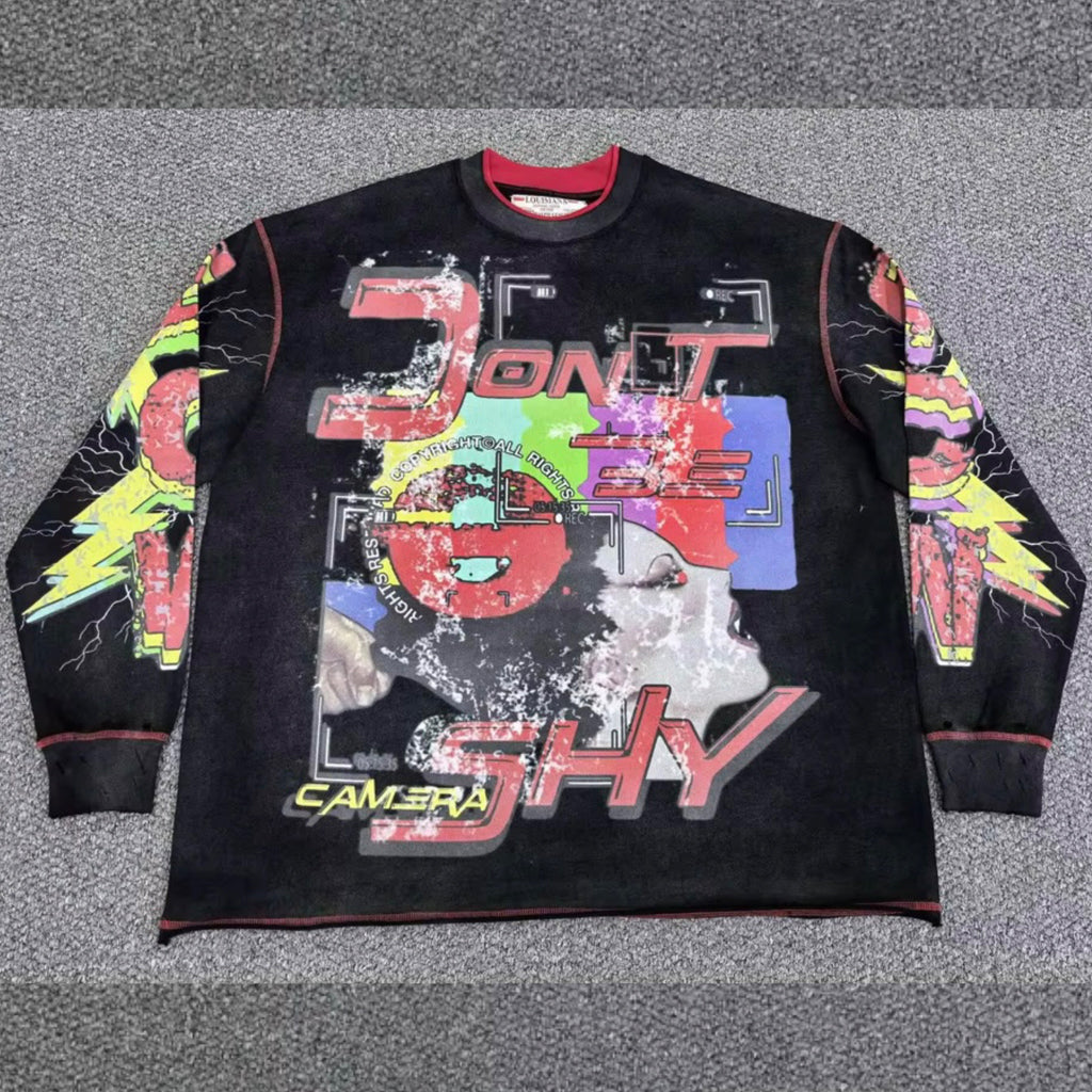 CAMERA SHY LONG SLEEVE            [T-SHIRT]