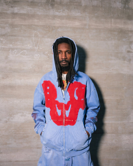 RASPBERRY REVERT                      [ZIP-UP HOODIE]