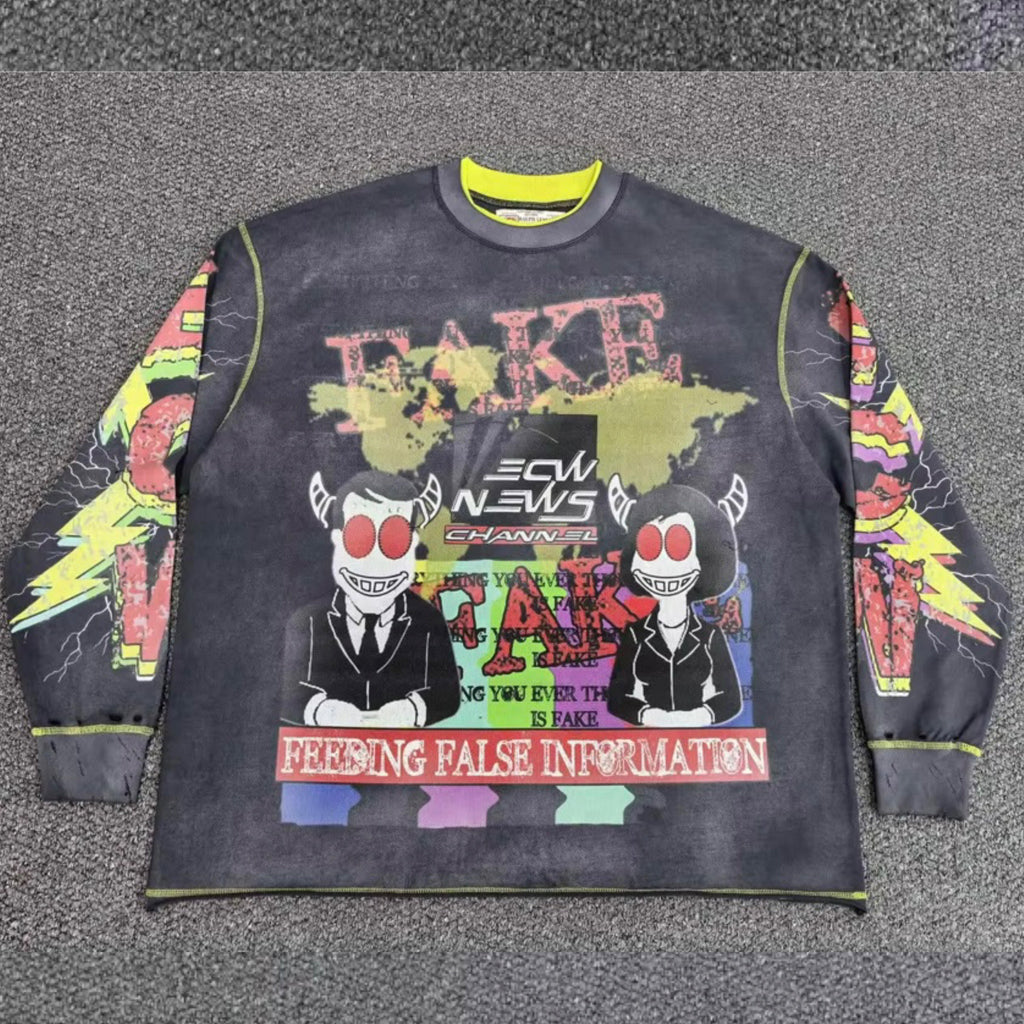 ECW NEWS LONG SLEVE [T-SHIRT]