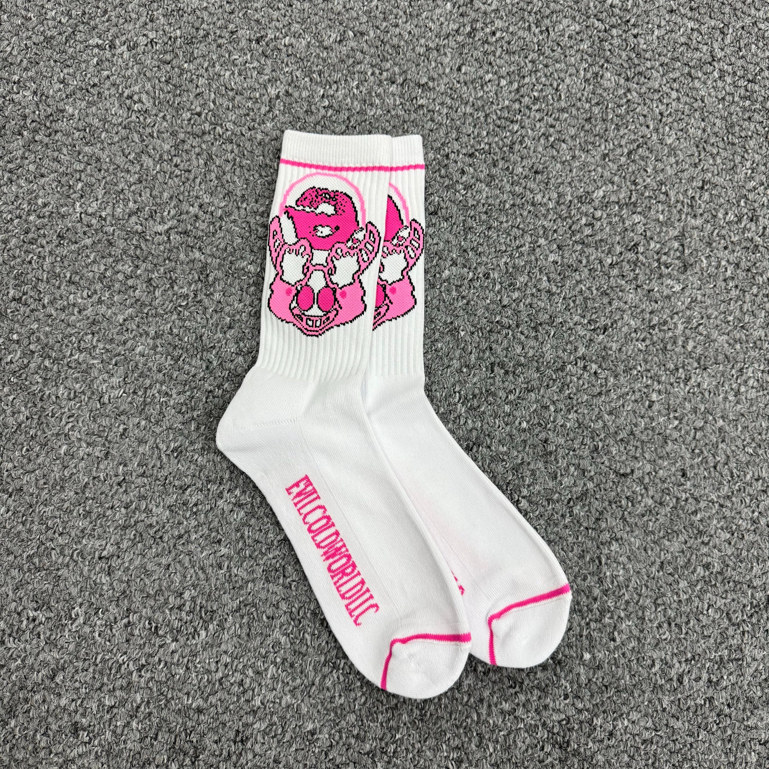 PINK** LOGO SOCKS