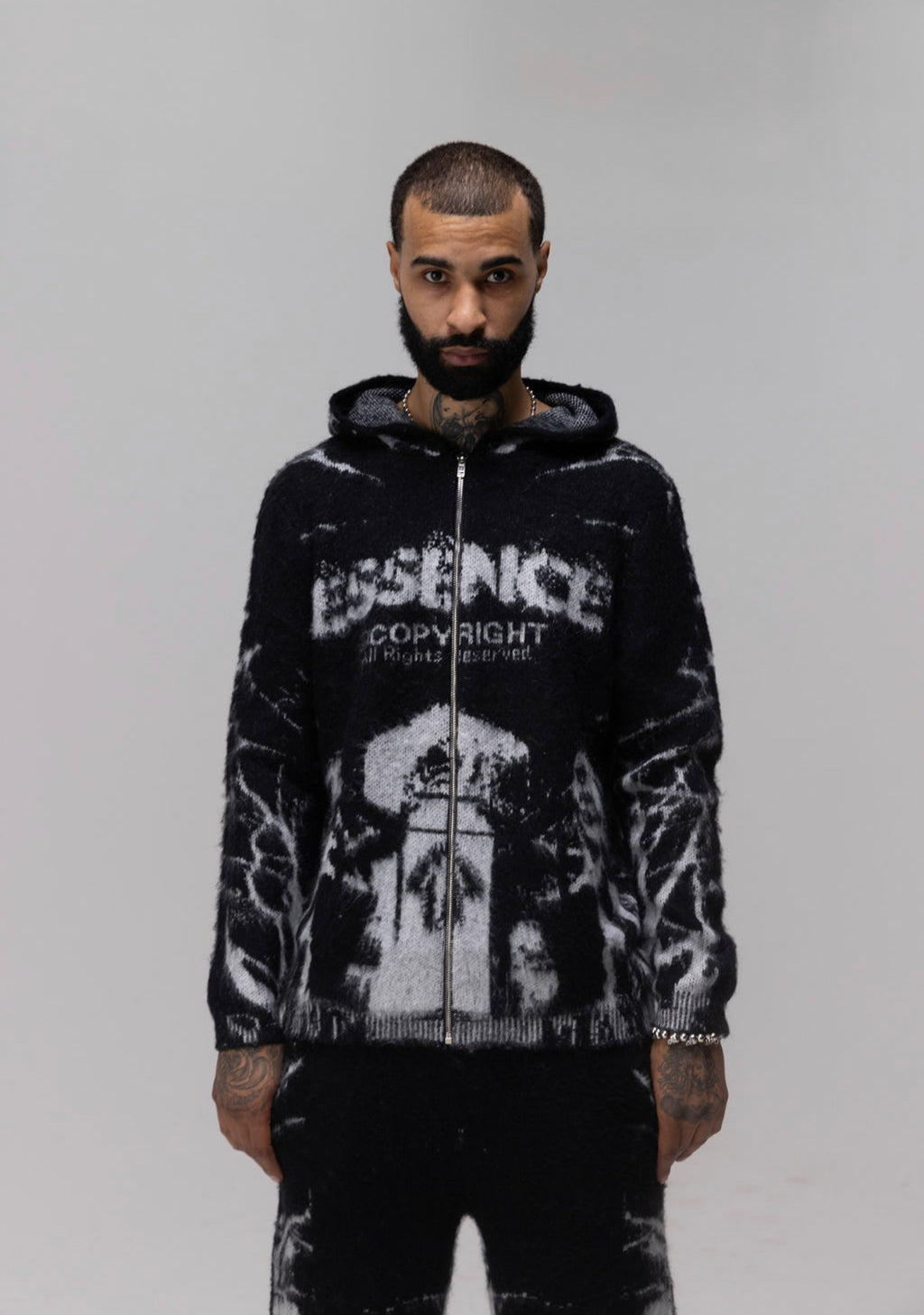 GRAVEYARD MOHAIR SET-[BLACK]