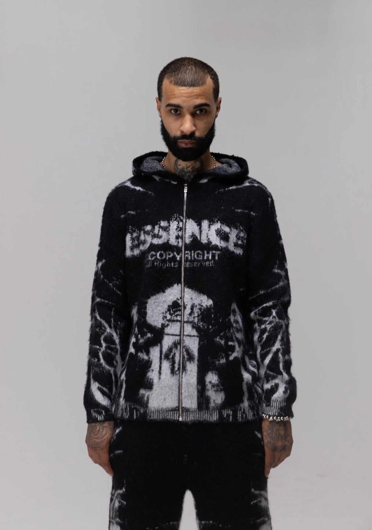 GRAVEYARD MOHAIR SET-[BLACK]