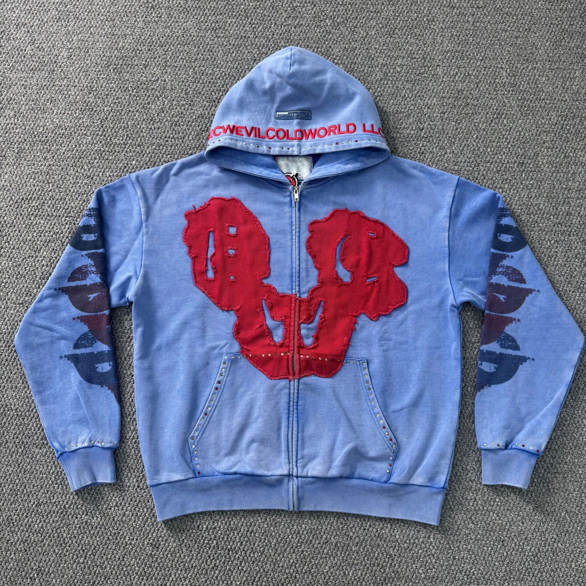 RASPBERRY REVERT                      [ZIP-UP HOODIE]