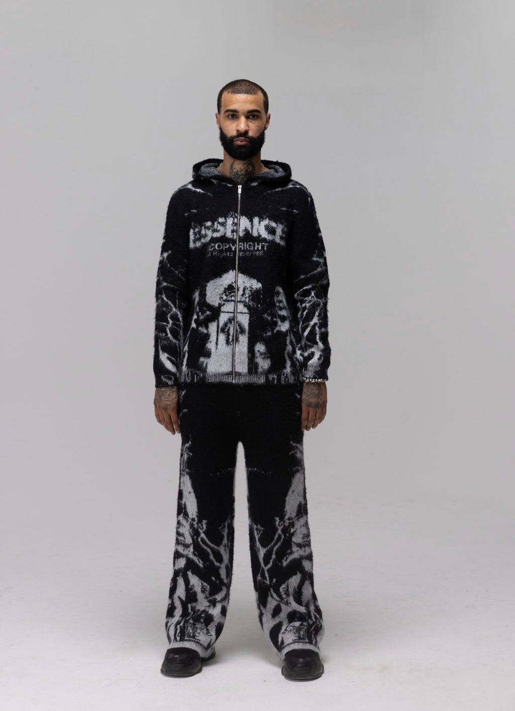 GRAVEYARD MOHAIR SET-[BLACK]