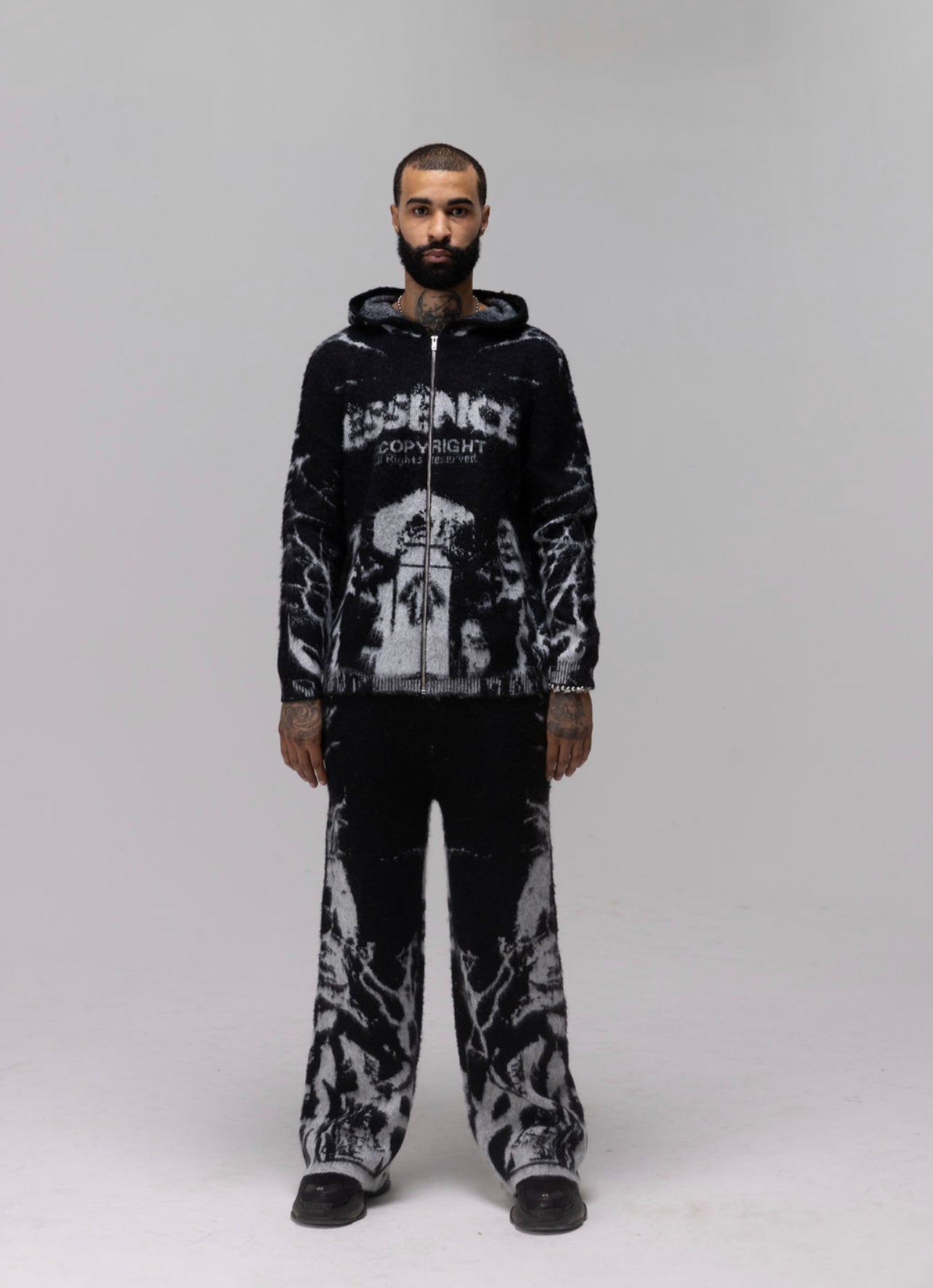 GRAVEYARD MOHAIR SET-[BLACK]