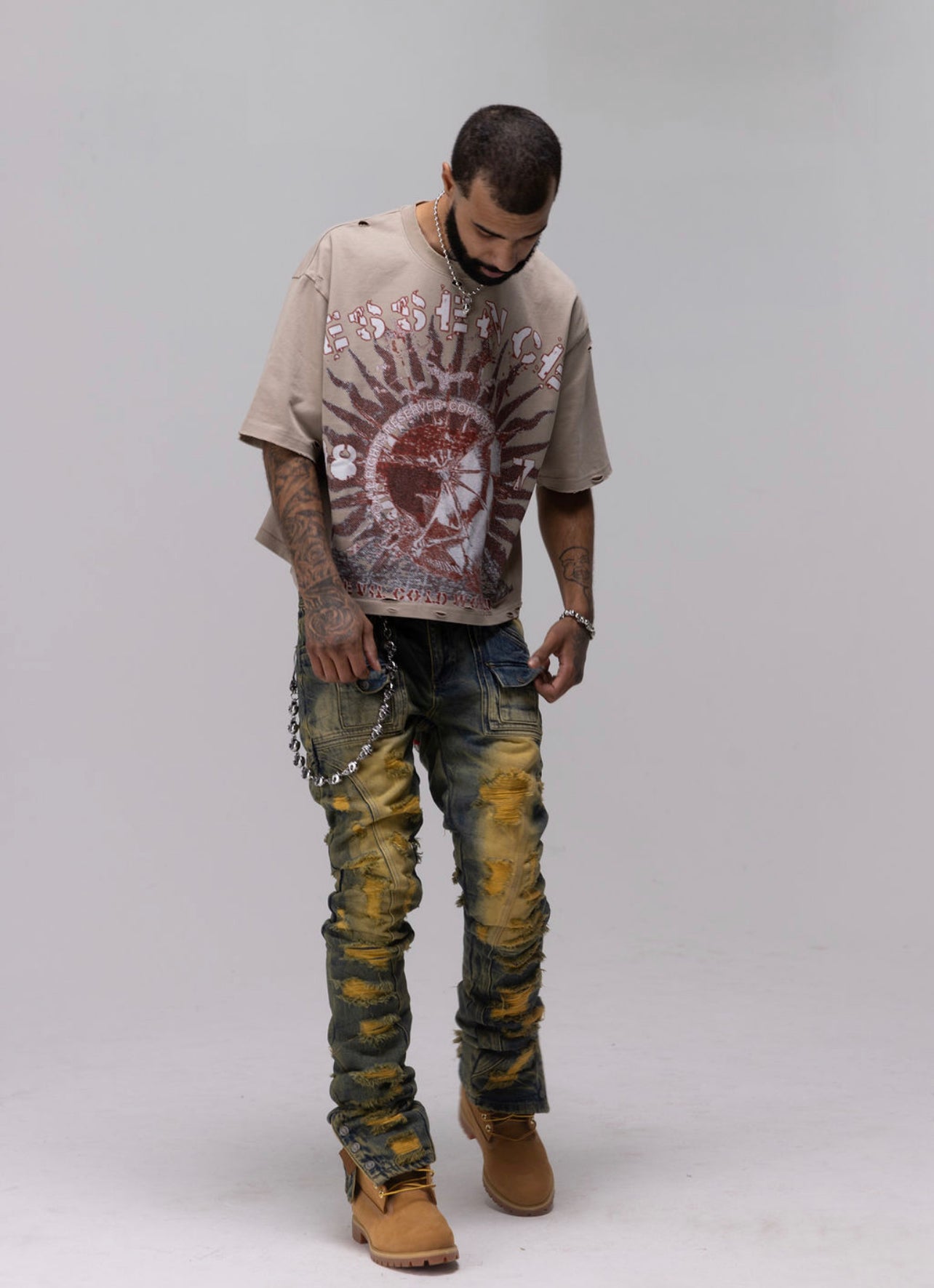 *Shaddah [DENIM DIRTY YELLOW]