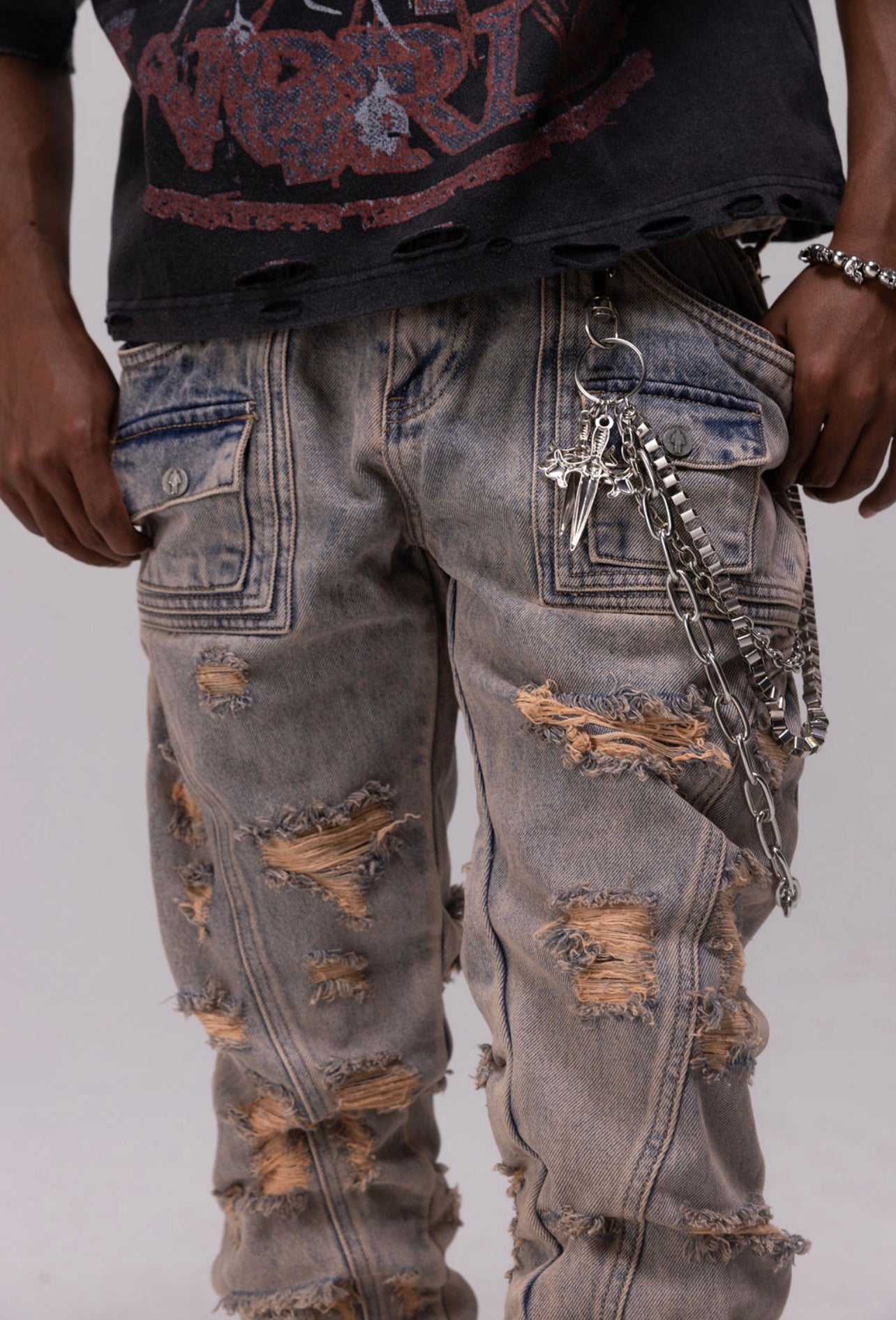 *Shaddah [DENIM DIRTY BLUE]